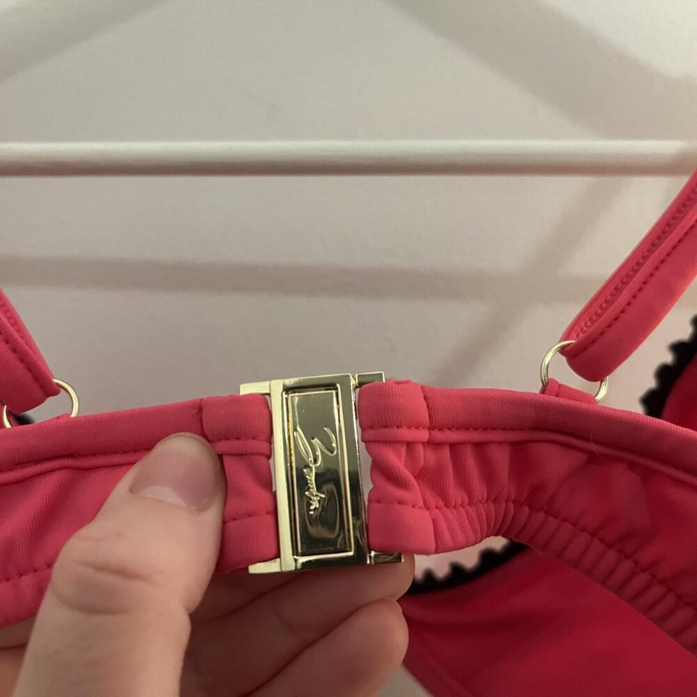 BĀMBA SWIM Hot Pink BELLA Bra! RARE! :*:･ﾟ★,｡･:*:･ﾟ☆｡･:*:･ﾟ★,｡･:*:･ﾟ☆ - Picture 6 of 7